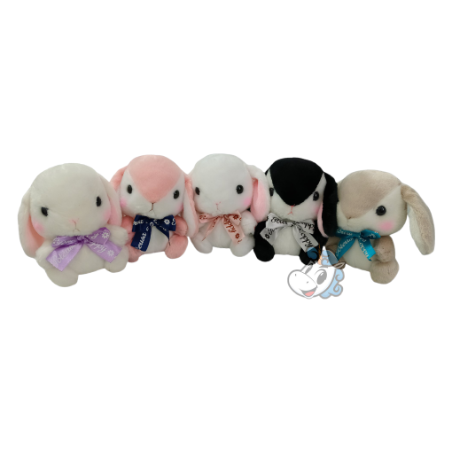 AMUSE Poteusa Loppy Teddy Colour Small Plush 5.9"