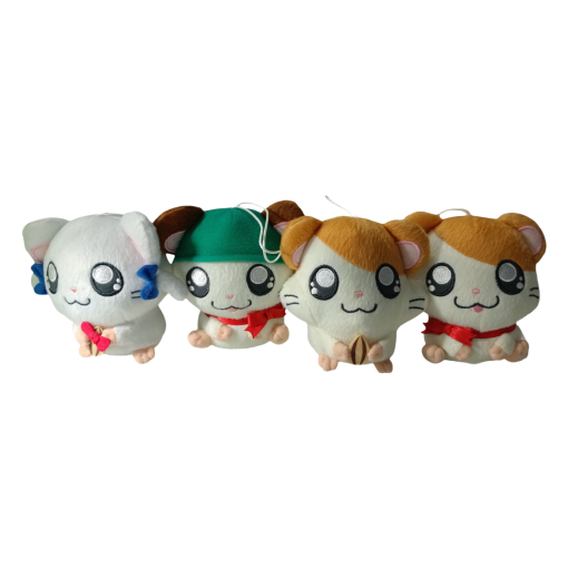 Hamtaro Assorted 4.5" Bandai Happy Hamuhamu