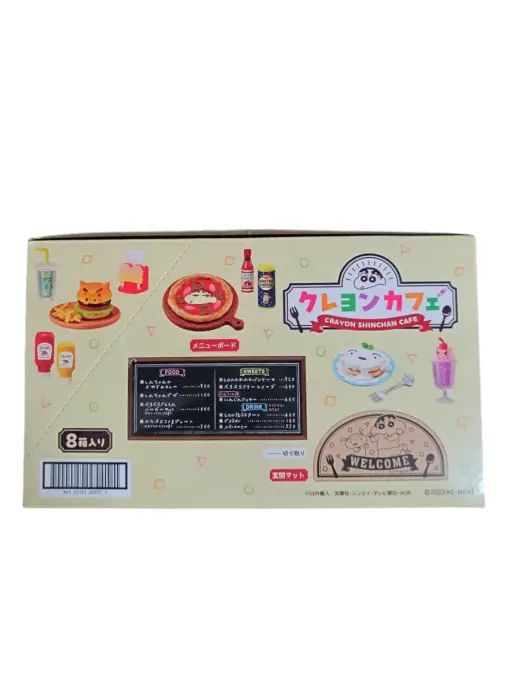 Re-Ment Crayon Shin-chan Crayon Cafe (Set of 8) Complete Set - Image 3